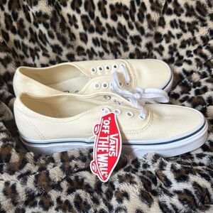 Vans Cream (Light Yellow)  Canvas Sneakers